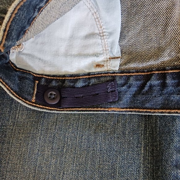 Children's Place Boy's Medium Wash Bootcut Jeans Size 12 - Picture 8 of 13